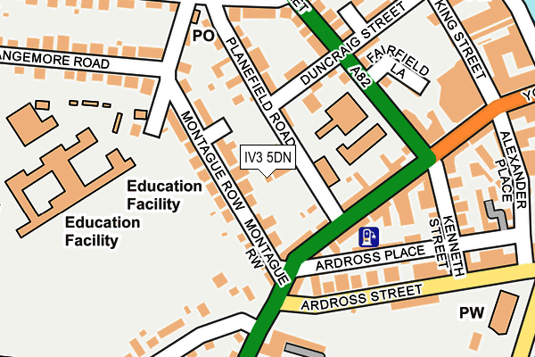 IV3 5DN map - OS OpenMap – Local (Ordnance Survey) IV3 5DN map - OS OpenMap – Local (Ordnance Survey)