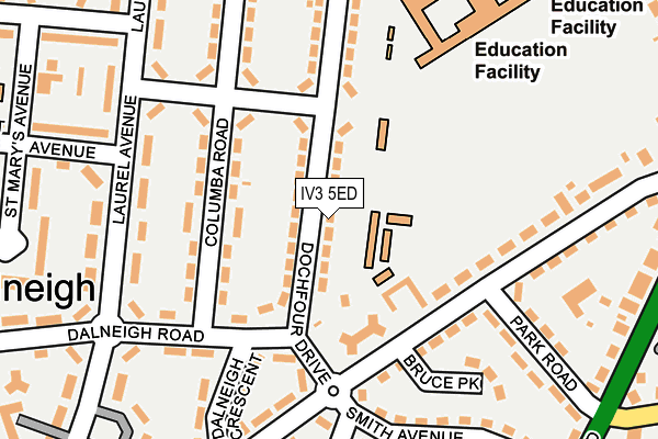 IV3 5ED map - OS OpenMap – Local (Ordnance Survey) IV3 5ED map - OS OpenMap – Local (Ordnance Survey)