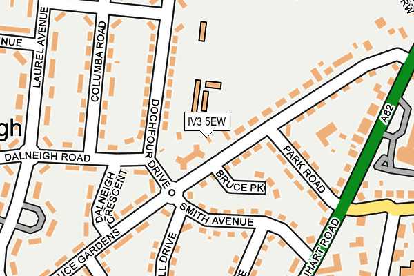 IV3 5EW map - OS OpenMap – Local (Ordnance Survey) IV3 5EW map - OS OpenMap – Local (Ordnance Survey)