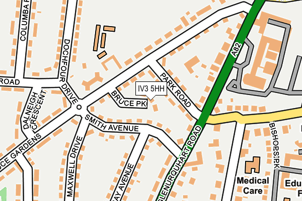 IV3 5HH map - OS OpenMap – Local (Ordnance Survey) IV3 5HH map - OS OpenMap – Local (Ordnance Survey)