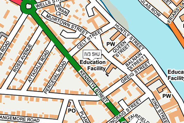IV3 5HJ map - OS OpenMap – Local (Ordnance Survey) IV3 5HJ map - OS OpenMap – Local (Ordnance Survey)