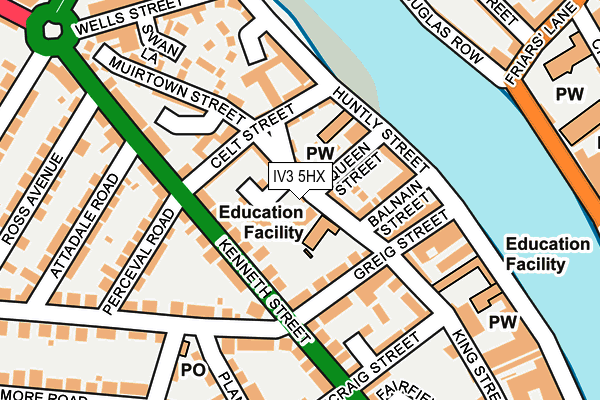 IV3 5HX map - OS OpenMap – Local (Ordnance Survey) IV3 5HX map - OS OpenMap – Local (Ordnance Survey)