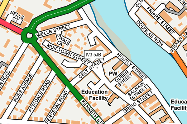 IV3 5JB map - OS OpenMap – Local (Ordnance Survey) IV3 5JB map - OS OpenMap – Local (Ordnance Survey)
