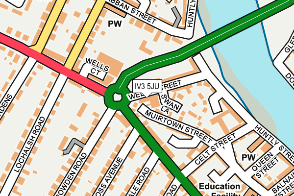 IV3 5JU map - OS OpenMap – Local (Ordnance Survey) IV3 5JU map - OS OpenMap – Local (Ordnance Survey)
