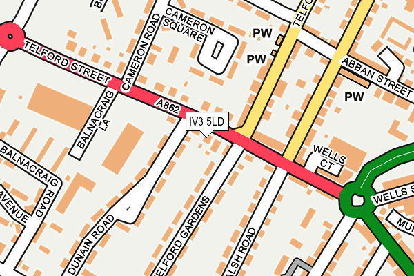 IV3 5LD map - OS OpenMap – Local (Ordnance Survey) IV3 5LD map - OS OpenMap – Local (Ordnance Survey)