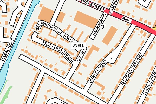 IV3 5LN map - OS OpenMap – Local (Ordnance Survey) IV3 5LN map - OS OpenMap – Local (Ordnance Survey)