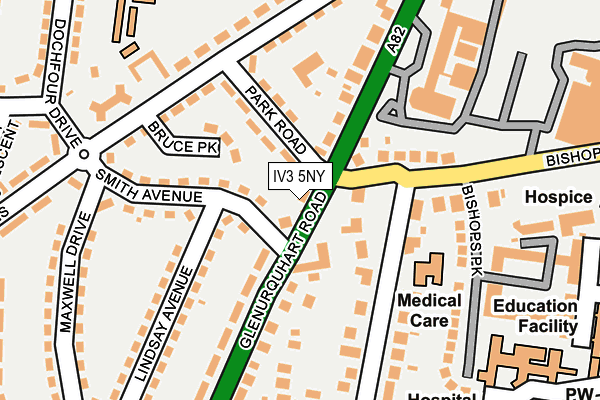 IV3 5NY map - OS OpenMap – Local (Ordnance Survey) IV3 5NY map - OS OpenMap – Local (Ordnance Survey)