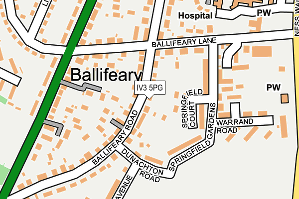 IV3 5PG map - OS OpenMap – Local (Ordnance Survey) IV3 5PG map - OS OpenMap – Local (Ordnance Survey)