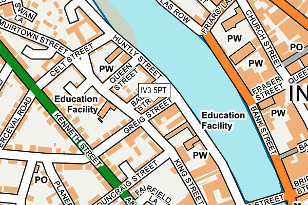 IV3 5PT map - OS OpenMap – Local (Ordnance Survey) IV3 5PT map - OS OpenMap – Local (Ordnance Survey)