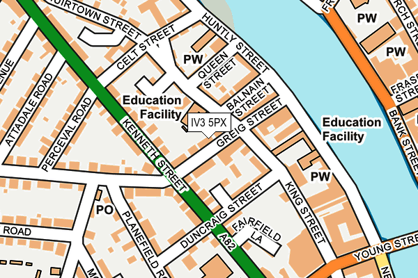 IV3 5PX map - OS OpenMap – Local (Ordnance Survey) IV3 5PX map - OS OpenMap – Local (Ordnance Survey)