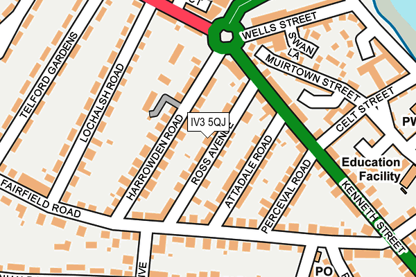 IV3 5QJ map - OS OpenMap – Local (Ordnance Survey) IV3 5QJ map - OS OpenMap – Local (Ordnance Survey)