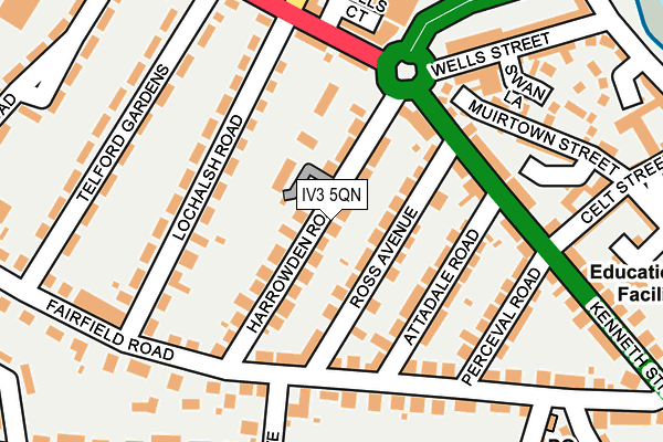 IV3 5QN map - OS OpenMap – Local (Ordnance Survey) IV3 5QN map - OS OpenMap – Local (Ordnance Survey)