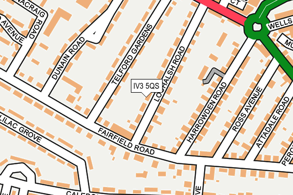 IV3 5QS map - OS OpenMap – Local (Ordnance Survey) IV3 5QS map - OS OpenMap – Local (Ordnance Survey)