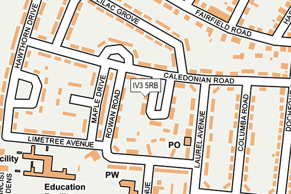 IV3 5RB map - OS OpenMap – Local (Ordnance Survey) IV3 5RB map - OS OpenMap – Local (Ordnance Survey)