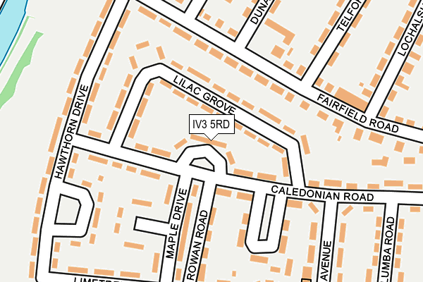 IV3 5RD map - OS OpenMap – Local (Ordnance Survey) IV3 5RD map - OS OpenMap – Local (Ordnance Survey)