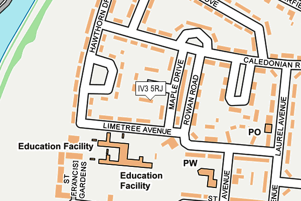 IV3 5RJ map - OS OpenMap – Local (Ordnance Survey) IV3 5RJ map - OS OpenMap – Local (Ordnance Survey)