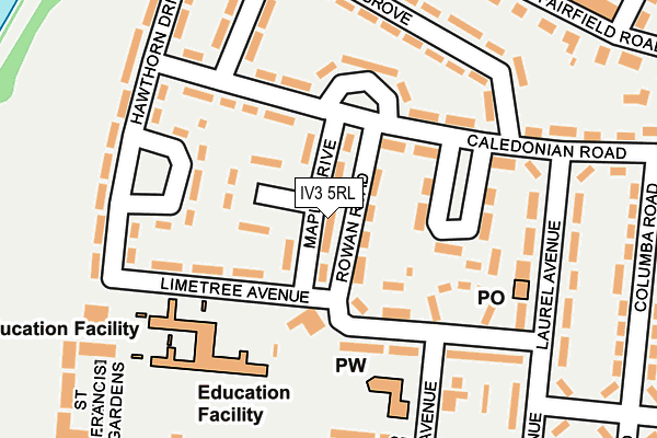 IV3 5RL map - OS OpenMap – Local (Ordnance Survey) IV3 5RL map - OS OpenMap – Local (Ordnance Survey)