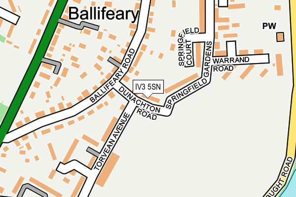IV3 5SN map - OS OpenMap – Local (Ordnance Survey) IV3 5SN map - OS OpenMap – Local (Ordnance Survey)