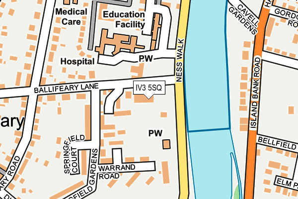 IV3 5SQ map - OS OpenMap – Local (Ordnance Survey) IV3 5SQ map - OS OpenMap – Local (Ordnance Survey)