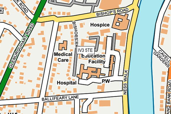 IV3 5TE map - OS OpenMap – Local (Ordnance Survey) IV3 5TE map - OS OpenMap – Local (Ordnance Survey)