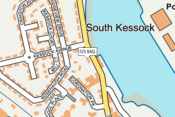 IV3 8AQ map - OS OpenMap – Local (Ordnance Survey) IV3 8AQ map - OS OpenMap – Local (Ordnance Survey)