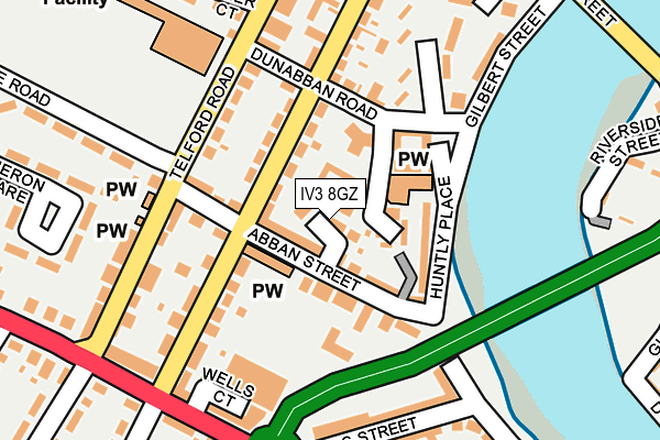 IV3 8GZ map - OS OpenMap – Local (Ordnance Survey) IV3 8GZ map - OS OpenMap – Local (Ordnance Survey)