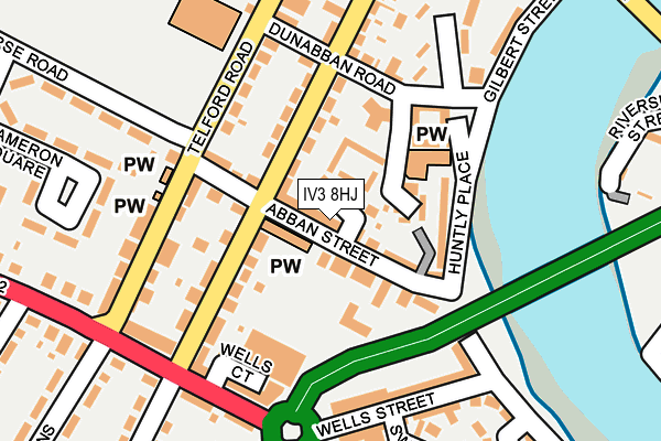 IV3 8HJ map - OS OpenMap – Local (Ordnance Survey) IV3 8HJ map - OS OpenMap – Local (Ordnance Survey)