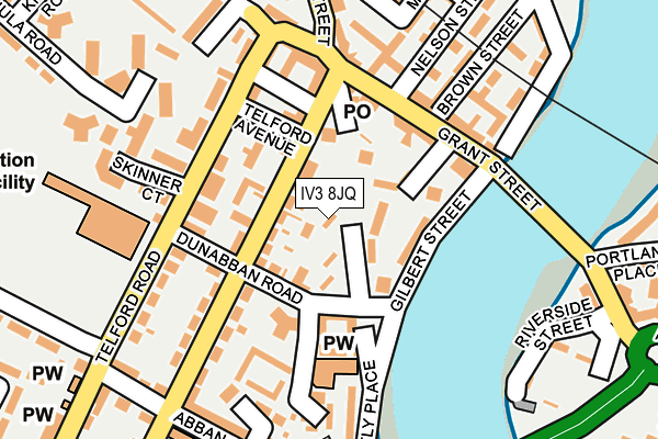 IV3 8JQ map - OS OpenMap – Local (Ordnance Survey) IV3 8JQ map - OS OpenMap – Local (Ordnance Survey)