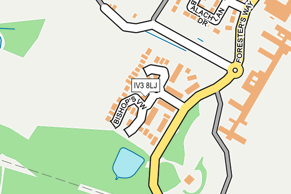 IV3 8LJ map - OS OpenMap – Local (Ordnance Survey) IV3 8LJ map - OS OpenMap – Local (Ordnance Survey)