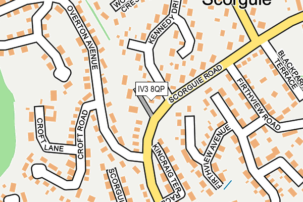 IV3 8QP map - OS OpenMap – Local (Ordnance Survey) IV3 8QP map - OS OpenMap – Local (Ordnance Survey)
