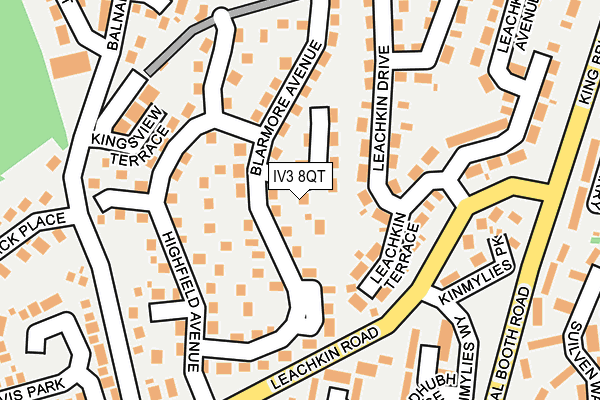 IV3 8QT map - OS OpenMap – Local (Ordnance Survey) IV3 8QT map - OS OpenMap – Local (Ordnance Survey)