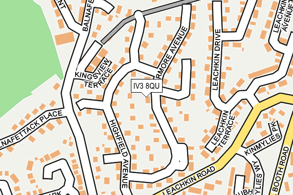 IV3 8QU map - OS OpenMap – Local (Ordnance Survey) IV3 8QU map - OS OpenMap – Local (Ordnance Survey)