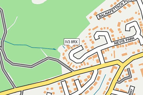 IV3 8RX map - OS OpenMap – Local (Ordnance Survey) IV3 8RX map - OS OpenMap – Local (Ordnance Survey)