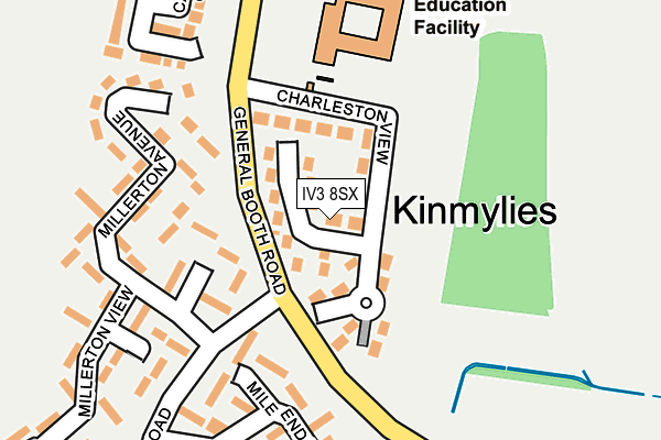 IV3 8SX map - OS OpenMap – Local (Ordnance Survey) IV3 8SX map - OS OpenMap – Local (Ordnance Survey)