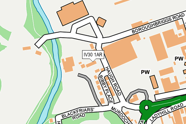 IV30 1AR map - OS OpenMap – Local (Ordnance Survey) IV30 1AR map - OS OpenMap – Local (Ordnance Survey)