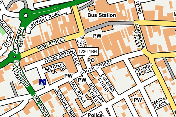 IV30 1BH map - OS OpenMap – Local (Ordnance Survey) IV30 1BH map - OS OpenMap – Local (Ordnance Survey)