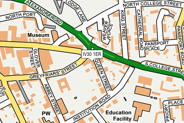 IV30 1ER map - OS OpenMap – Local (Ordnance Survey) IV30 1ER map - OS OpenMap – Local (Ordnance Survey)