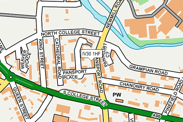 IV30 1HF map - OS OpenMap – Local (Ordnance Survey) IV30 1HF map - OS OpenMap – Local (Ordnance Survey)