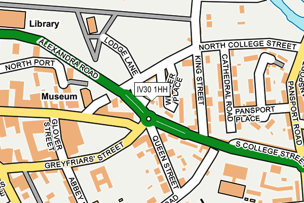 IV30 1HH map - OS OpenMap – Local (Ordnance Survey) IV30 1HH map - OS OpenMap – Local (Ordnance Survey)