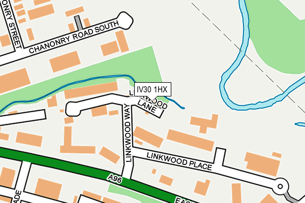 IV30 1HX map - OS OpenMap – Local (Ordnance Survey) IV30 1HX map - OS OpenMap – Local (Ordnance Survey)