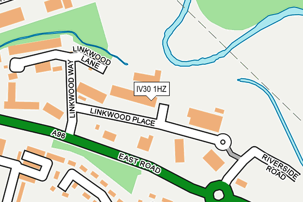 IV30 1HZ map - OS OpenMap – Local (Ordnance Survey) IV30 1HZ map - OS OpenMap – Local (Ordnance Survey)