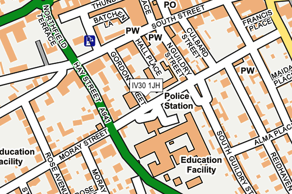 IV30 1JH map - OS OpenMap – Local (Ordnance Survey) IV30 1JH map - OS OpenMap – Local (Ordnance Survey)