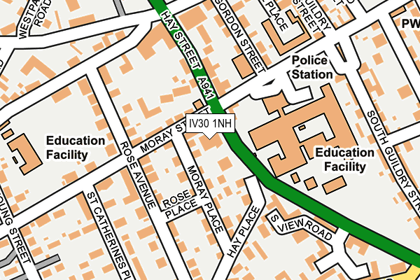 IV30 1NH map - OS OpenMap – Local (Ordnance Survey) IV30 1NH map - OS OpenMap – Local (Ordnance Survey)