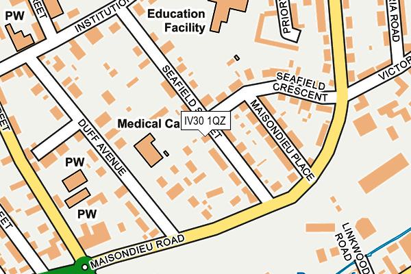 IV30 1QZ map - OS OpenMap – Local (Ordnance Survey) IV30 1QZ map - OS OpenMap – Local (Ordnance Survey)
