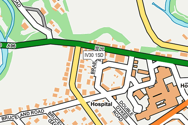 IV30 1SD map - OS OpenMap – Local (Ordnance Survey) IV30 1SD map - OS OpenMap – Local (Ordnance Survey)