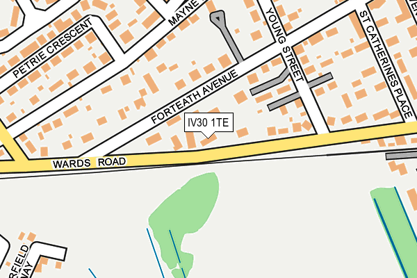 IV30 1TE map - OS OpenMap – Local (Ordnance Survey) IV30 1TE map - OS OpenMap – Local (Ordnance Survey)