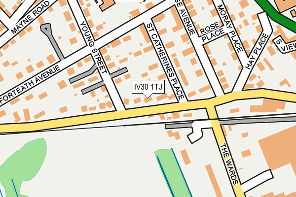 IV30 1TJ map - OS OpenMap – Local (Ordnance Survey) IV30 1TJ map - OS OpenMap – Local (Ordnance Survey)