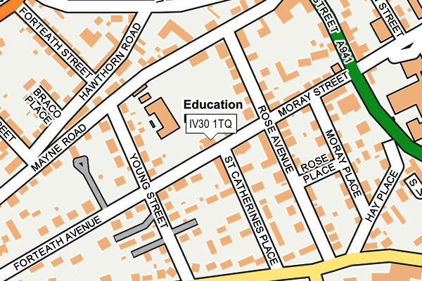 IV30 1TQ map - OS OpenMap – Local (Ordnance Survey) IV30 1TQ map - OS OpenMap – Local (Ordnance Survey)