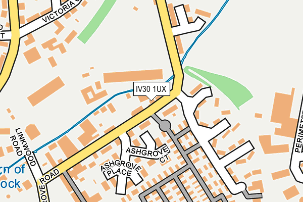 IV30 1UX map - OS OpenMap – Local (Ordnance Survey) IV30 1UX map - OS OpenMap – Local (Ordnance Survey)