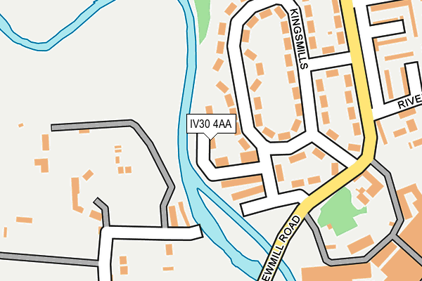 IV30 4AA map - OS OpenMap – Local (Ordnance Survey) IV30 4AA map - OS OpenMap – Local (Ordnance Survey)
